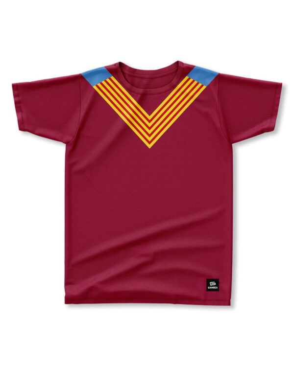 MAROON Senyera 1934 Retro Football Shirt