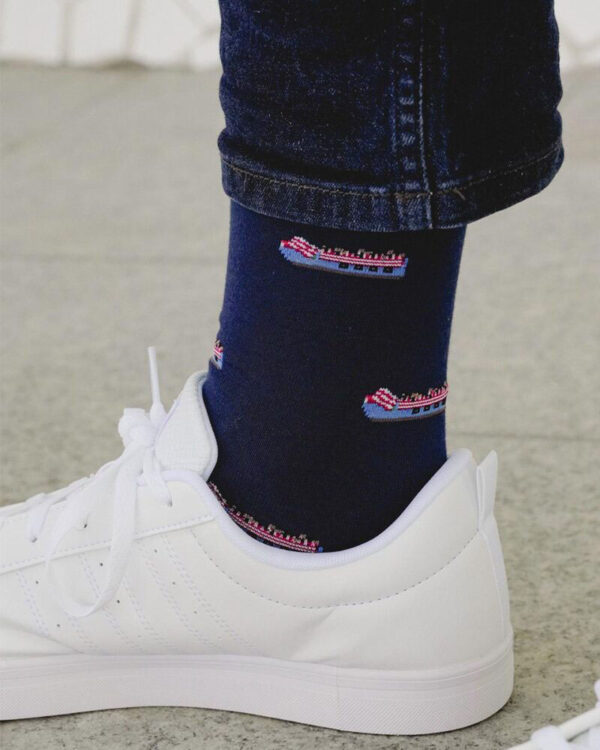 calcetines barco navy 6