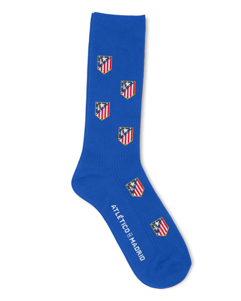 Atlético de Madrid Crest Blue Socks