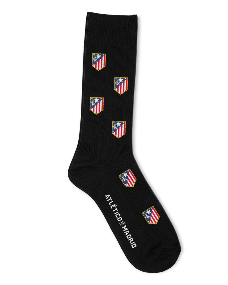 Atlético de Madrid Black Crest Socks