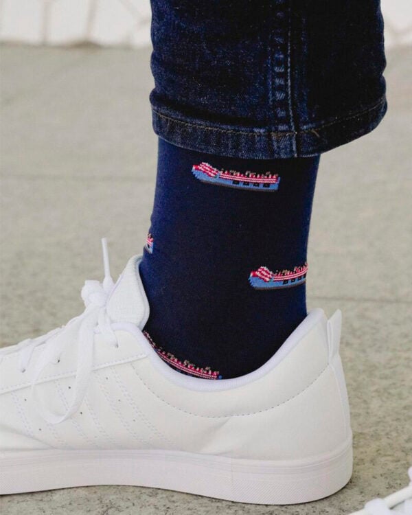 calcetines barco navy 6