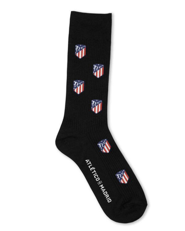 Atlético de Madrid Escudo Black Socks