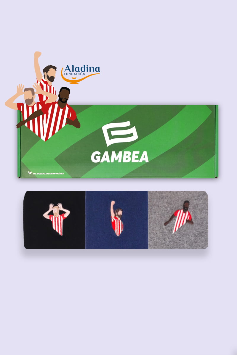 Pack-3 Solidarity Socks Iñaki, Iñigo & Raúl García