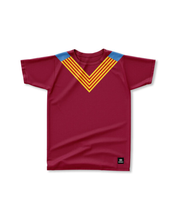 MAROON Senyera 1934 Retro Football Shirt