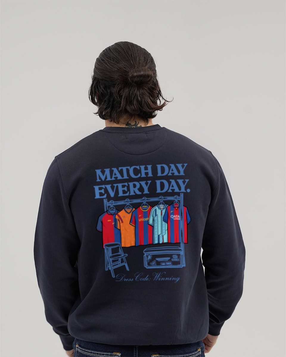 Sweatshirt Matchday Barna Navy 1 Sweatshirt Matchday Barna Navy