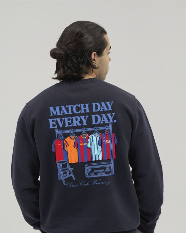 sudadera navy matchday barna 3