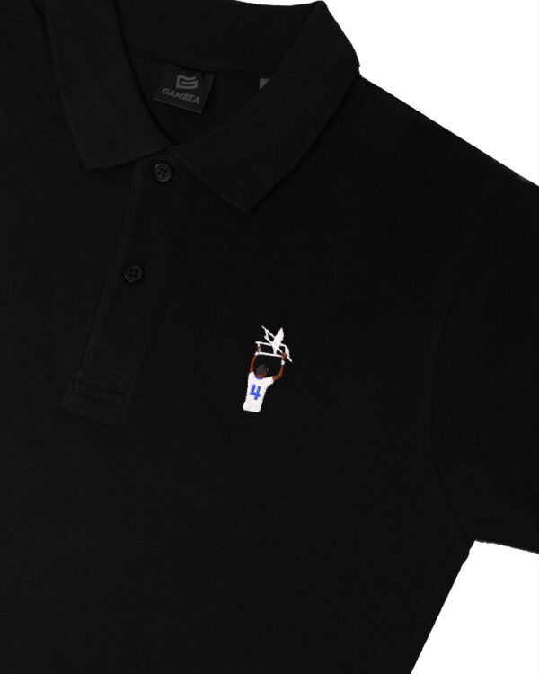 Silla Black Polo Shirt