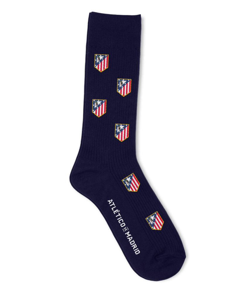 Atlético de Madrid Crest Navy Socks