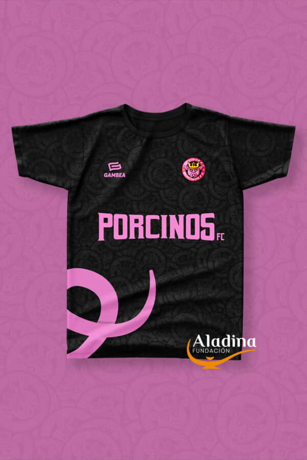 Camiseta PORCINOS FC Negra