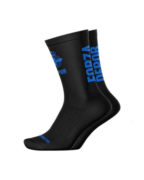 Calcetines Técnicos Deportivo de la Coruña Negro