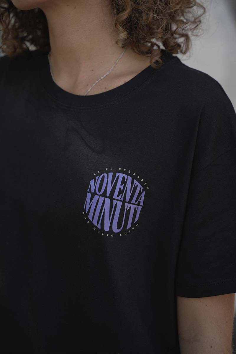 Camiseta Noventa Minuti Negra