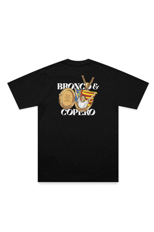 Camiseta Bronco y Copero Negra