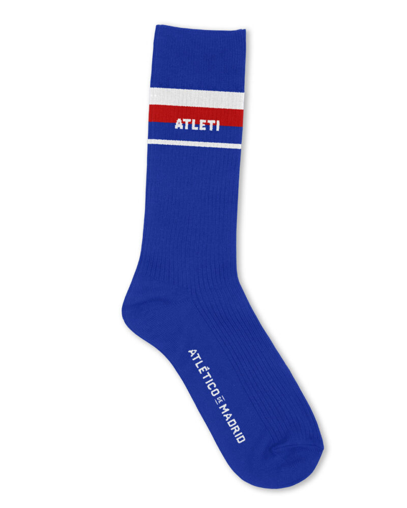 Calcetines Atlético de Madrid Azul 1986