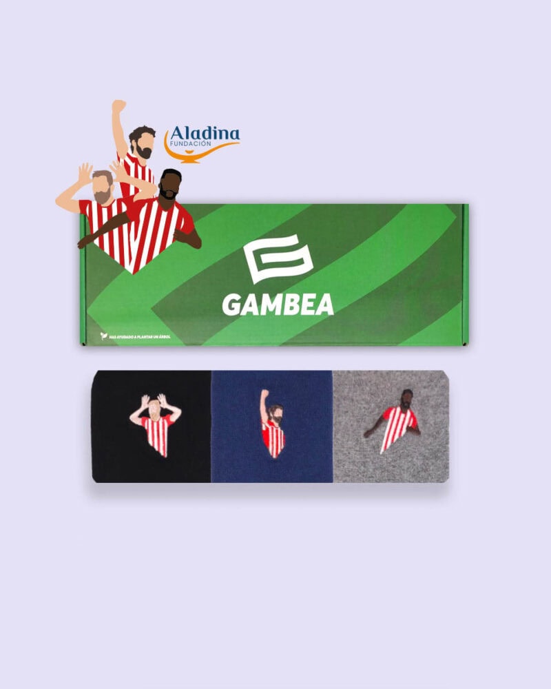 Pack-3 Calcetines Solidarios Iñaki, Iñigo y Raúl García