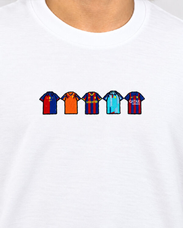 Camiseta Oversize Afición Barna blanca