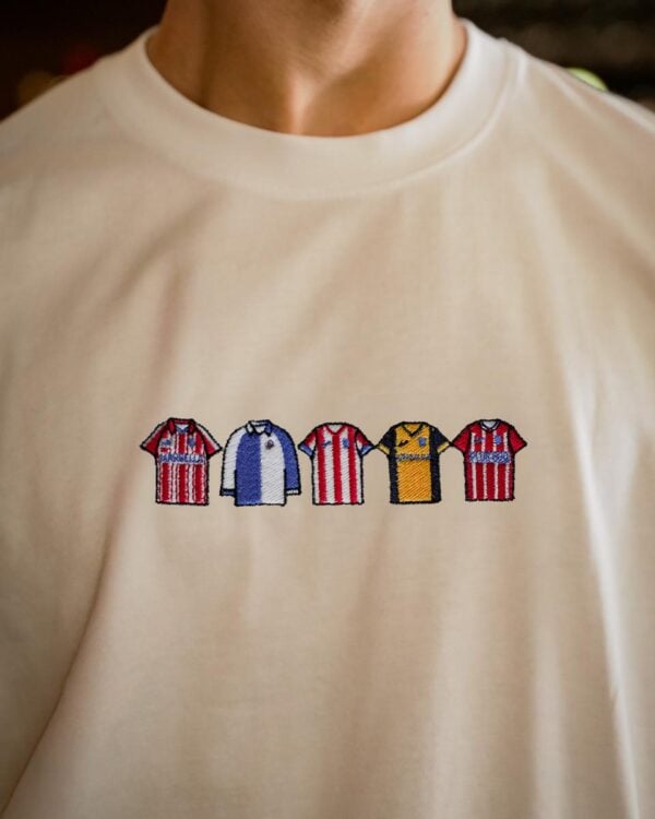 Camiseta Oversize Afición Rojiblanca