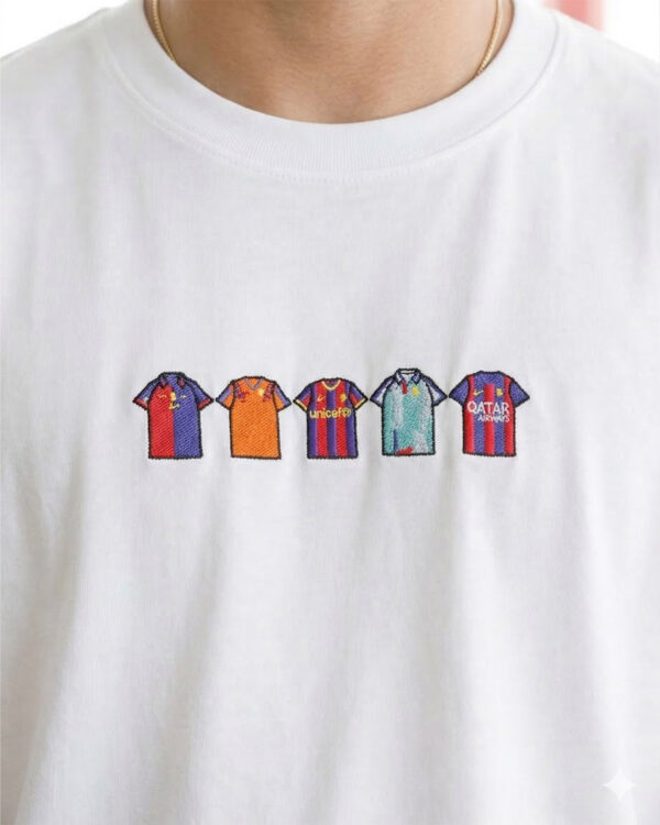 Camiseta Oversize Afición Barna blanca