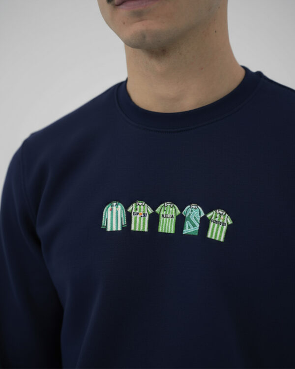 Sudadera Afición Verdiblanca Navy
