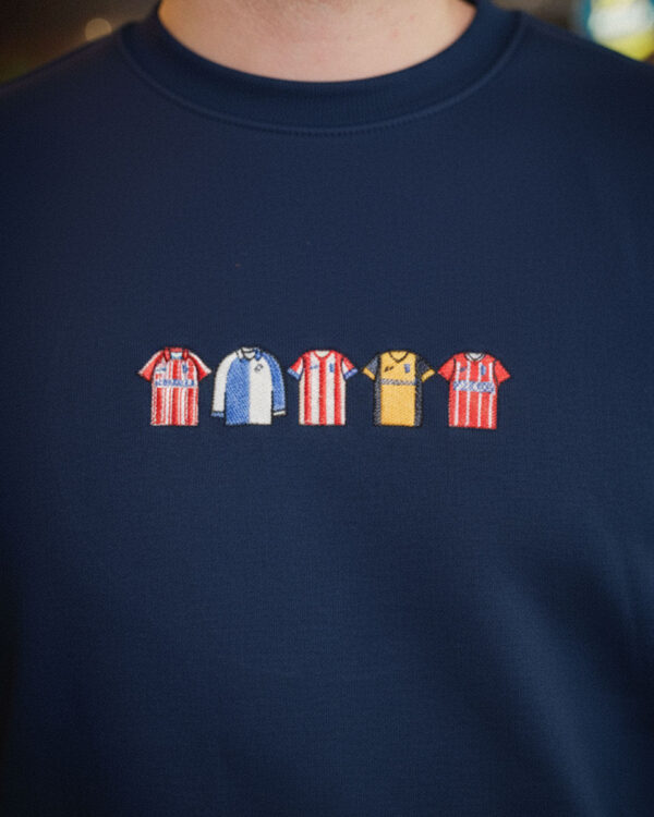 Sudadera Afición Rojiblanca Navy