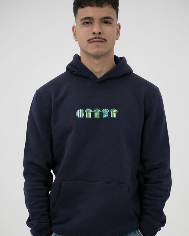 sudadera hoodie sin cordones verdiblanco (1)