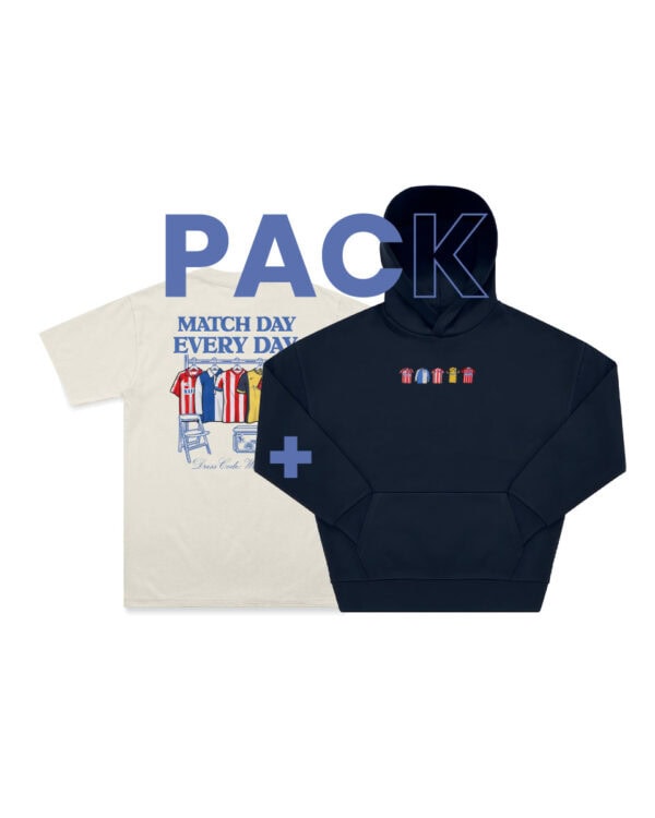 Pack Rojiblanco (Hoodie + Camiseta)