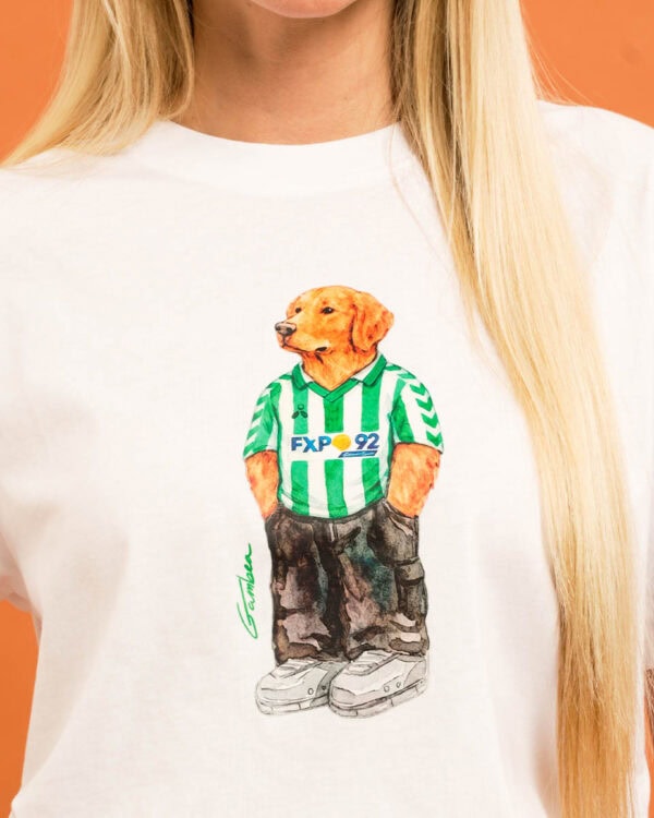 Camiseta Animal Verdiblanco 13