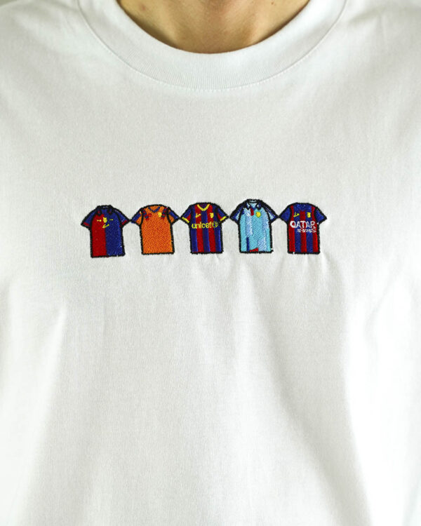 Camiseta Oversize Afición Barna blanca